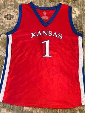 Kansas Jayhawks‎ Little King Jersey Number 1 Youth Size XL Color Red